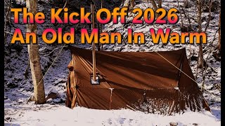 2026 Kick Off Hot Tent Camping / 薪ストーブキャンプ2026 - YouTube