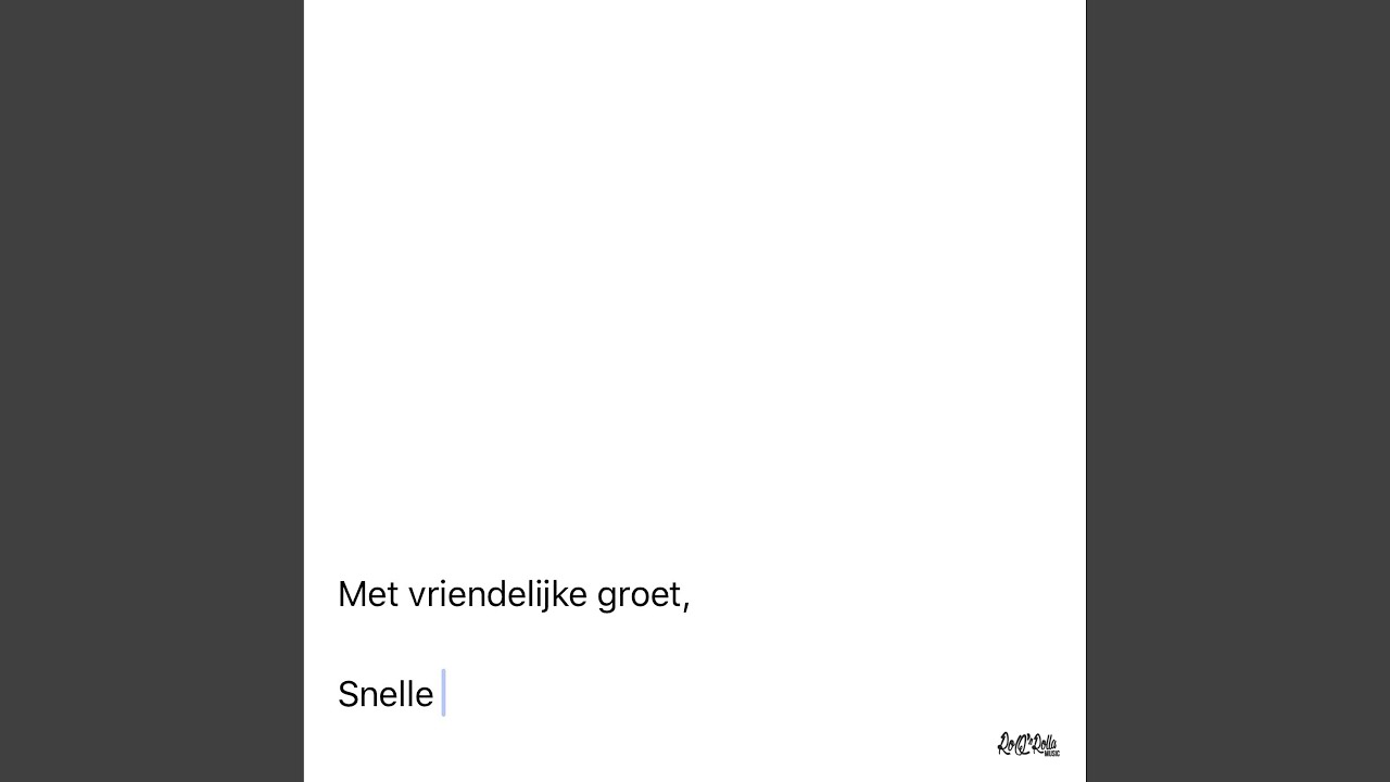 Met Vriendelijke Groet - YouTube