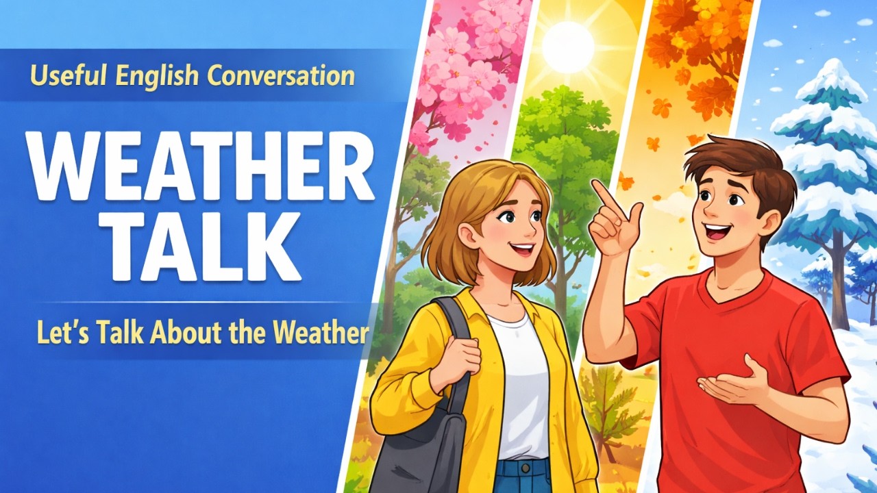 Weather and Seasons: Let's Talk About the Weather | Real English Conversation for English Learners