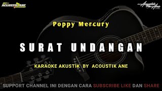 Surat Undangan - Poppy Mercury ( Akustik Karaoke ) Lirik Lagu