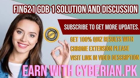 FIN621 GDB1 Solution and discussion SPRING 2020