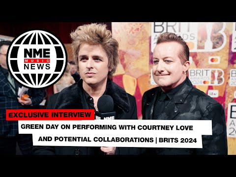 Green Day on performing with Courtney Love and potential collaborations | BRITS 2024