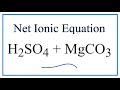 Net Ionic Equations and Ions