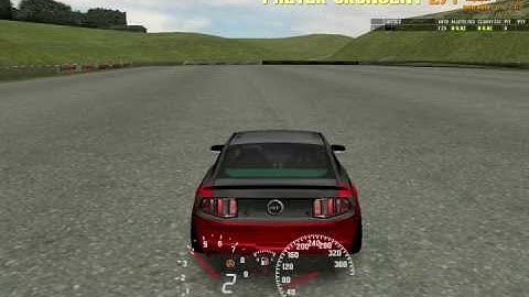 LFS rev limiter test @ FZ5 a.k.a Falken Ford Mustang