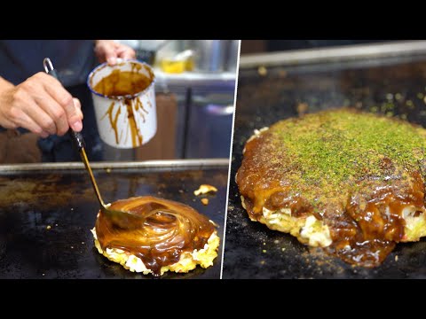 【西成・お好み焼き】世界から大人気の老舗お好み焼き ちとせ｜職人の作り方｜Okonomiyaki｜Japanese Street Food｜Chitose Osaka Nishinari ドヤ街