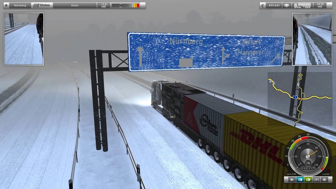 German Truck Simulator Christmas with Scania