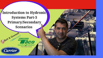 HVAC SYSTEM DESIGN TUTORIAL- INTRODUCTION TO HYDRONIC SYSTEMS-3 -PRIMARY/SECONDARY LOOP SCENARIOS
