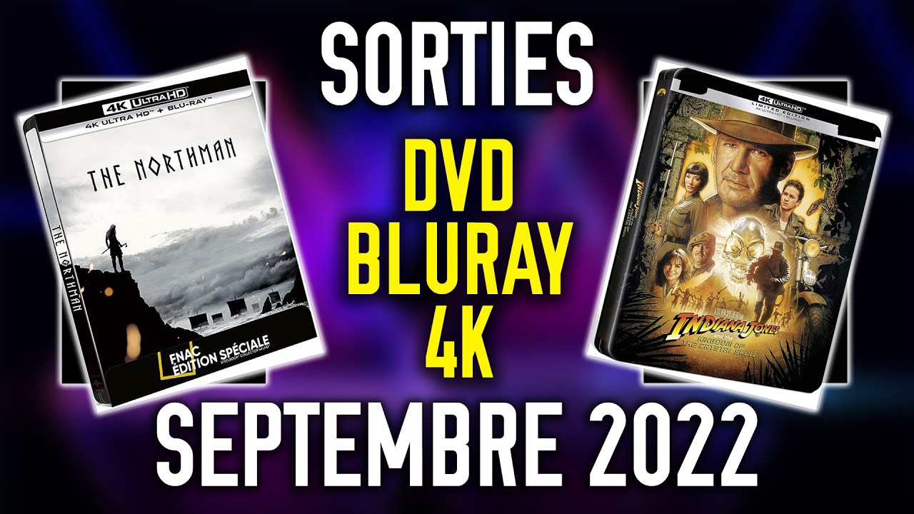 SEPTEMBRE 2022: LE MEILLEUR DES SORTIES DVD/BLURAY/4K - YouTube
