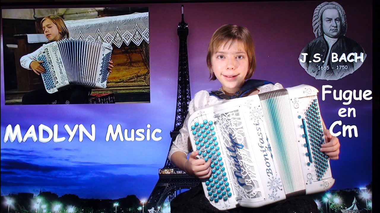 Madlyn 6 ans - Madlyn accordéon Clip Villabé In the Mood Janvier 2015 - accordeon  enfant 