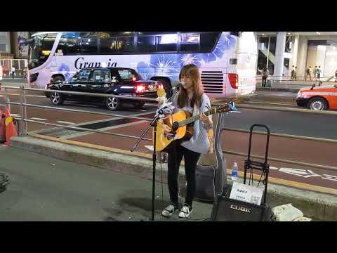橋本桃子「マリーゴールド」2022.07.23　新宿ストリートライブ　宮城県出身のシンガーソングライター　あいみょんcover【一際華のあるシンガーに引き寄せられた、ゆったりしっとり歌う姿に癒される】
