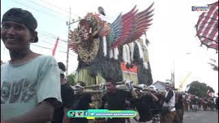 Asli Karnaval Pawai budaya Indonesia banyuwangi Ogoh ogoh Barong Osing Kepatiahan desa Cluring