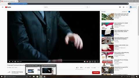 How to play YouTube videos with digital signage?