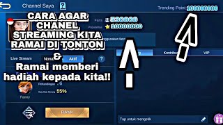 cara agar view live streaming penonton jadi banyak mobile legends