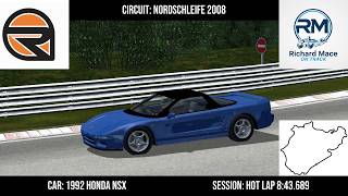 2026-05-16 - rFactor - Nordschleife 2008 - 1992 Honda NSX - Lap