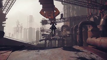 NieR Automata demo black screen glitch