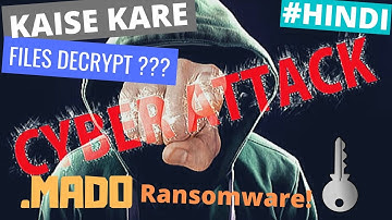 MADO VIRUS (RANSOMWARE) NIKALE AUR DATA DECRYPT KARE BILKUL FREE. 100% #WORKING SOLUTION #HINDI