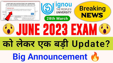 (Breaking News) June 2023 Exam Fees Submission Portal is Down! | IGNOU Exam Form Fill Up Online 2023
