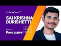 Success story featuring Sai Krishna Durishetti - Hired by Progressive Infotech
