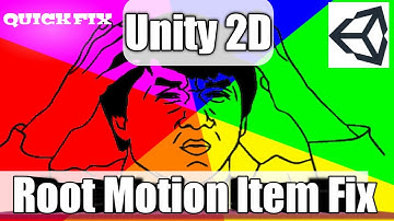 Item Pickup Fix with Root Motion Unity 2D | Version 2021.2.7 |