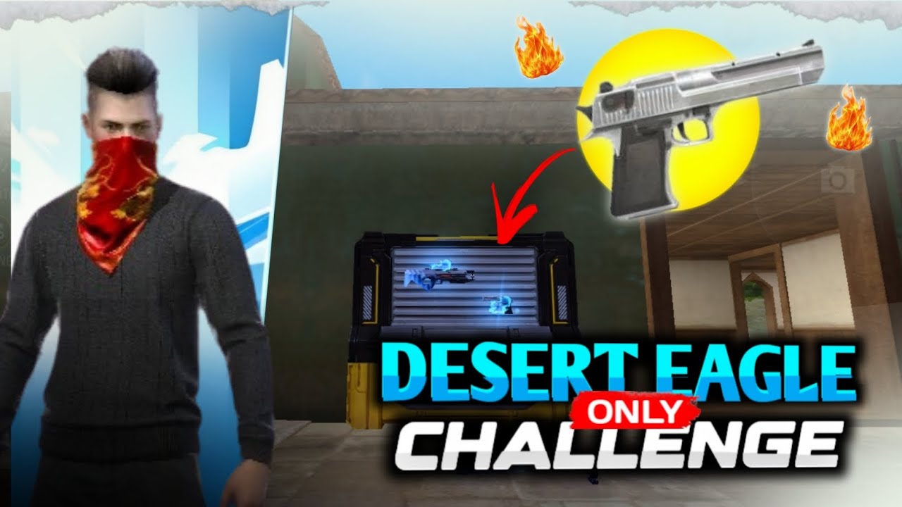 FREE FIRE DESERT EAGLE PISTOL চ্যালেঞ্জ 😮 ONLY DESERT EAGLE CHALLENGE 😯 