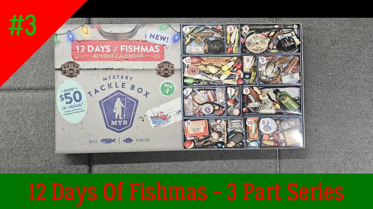 Mystery Tackle Box - 12 Days Of Fishmas Advent Calendar Unboxing - Part 3  2023 