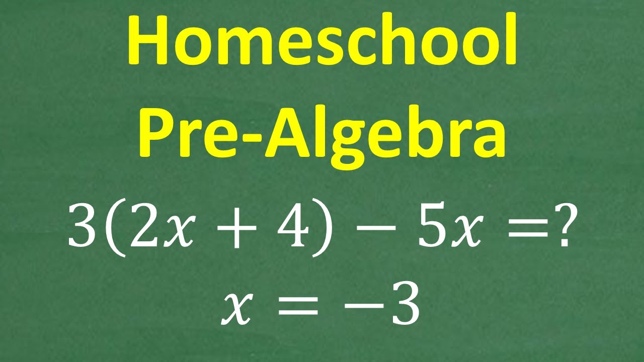 Homeschool Pre-Algebra Help — Watch This Lesson!