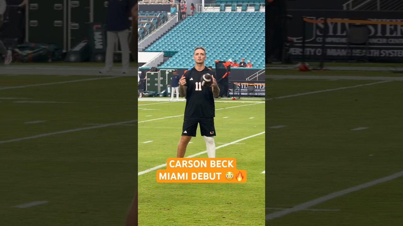 It’s TIME. QB1 is ready to make his CANES DEBUT 👀🍿 