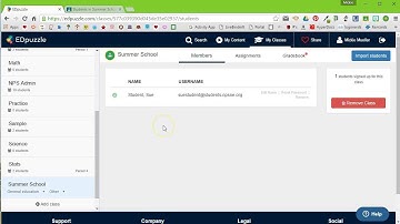 Importing Students from Google Classroom to EDpuzzle