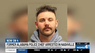 Former Alabama police chief arrested in Nashville