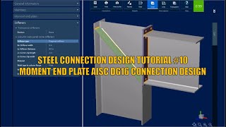 AISC DG16 Moment End Plate Connection using Ram connection