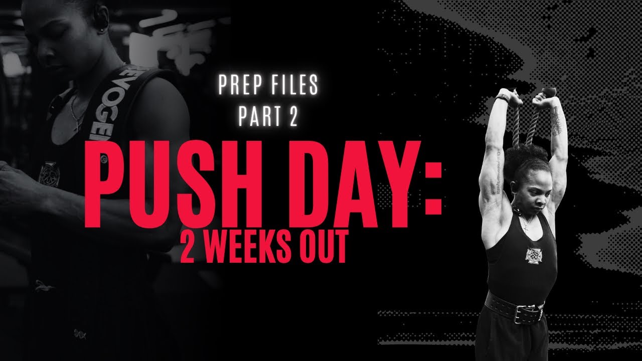 Two Weeks Out “2 WEEKS OUT..AGAIN” SHREDDED PUSH DAY WORKOUT - YouTube