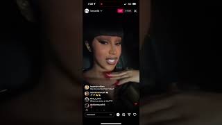#CardiB IG Live Talks About New Year 2024 and Killing The GAME!