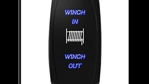 7 pin winch Switch wiring