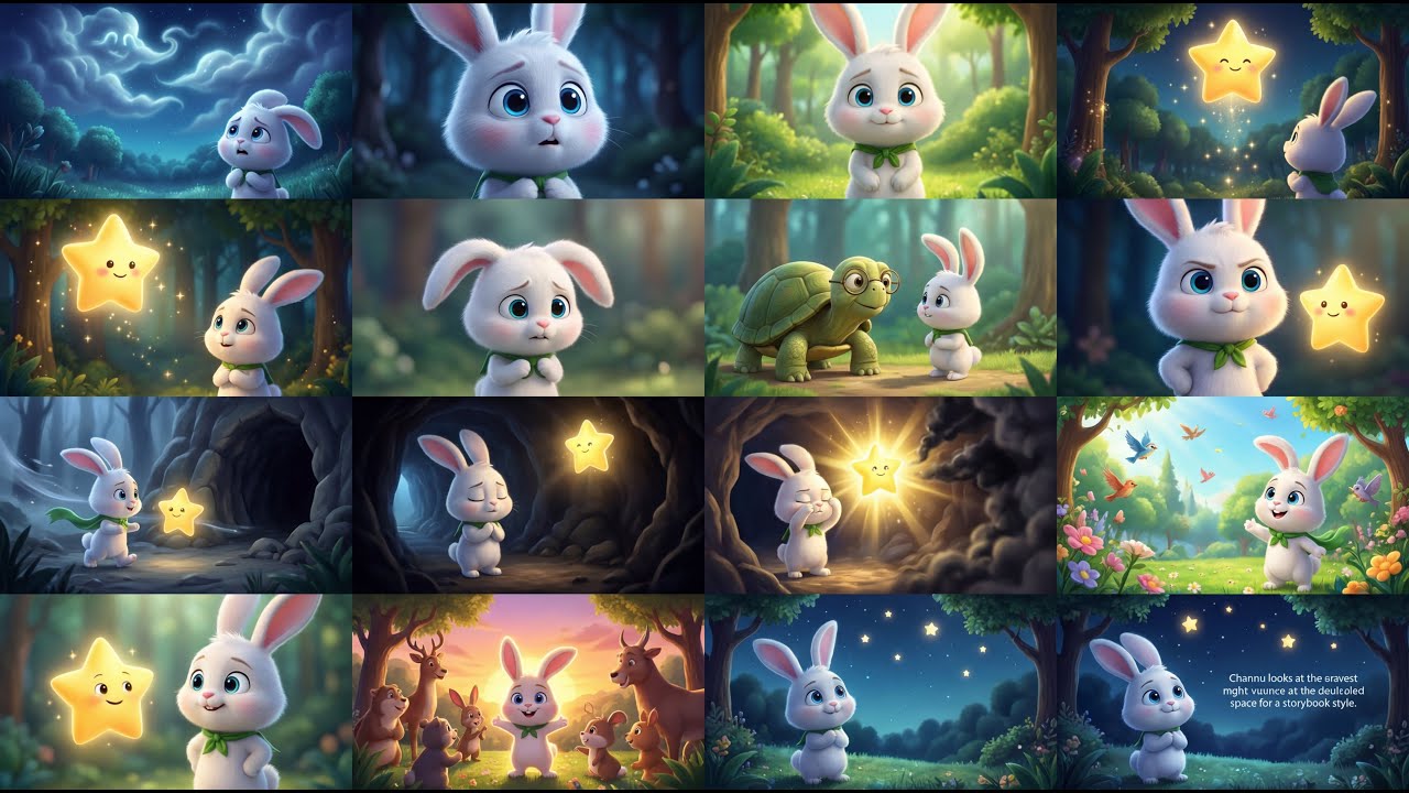 The Brave Little Rabbit Channu | Inspiring Kids Moral Story | Courage & Honesty
