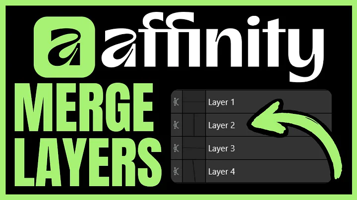 How To MERGE LAYERS In Affinity Designer (QUICK & EASY) 2025