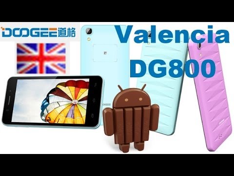 Doogee valencia DG800 video test by GLG