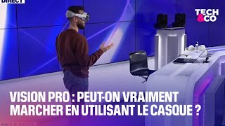 Vision Pro: peut-on vraiment marcher en utilisant le casque d’Apple?