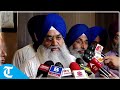 Newly appointed akal takht chief jathedar raghbir singh addresses media after taking over