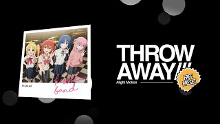 Throwaway - Alight Motion (scrap) | Free preset