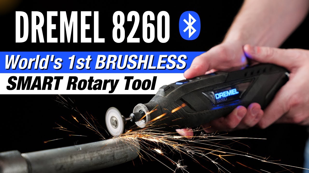 rækkevidde Muligt solsikke Dremel 8260 - The World's 1st Brushless SMART Rotary Tool! - YouTube