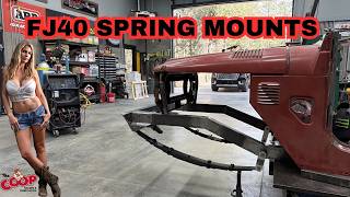 FJ40 Chassis Progress: Spring Mounts, Dog-Leg Shackles & Steering Box