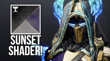 Get This RARE Sunset Shader From Xur Right Now! (Shadow Gilt)