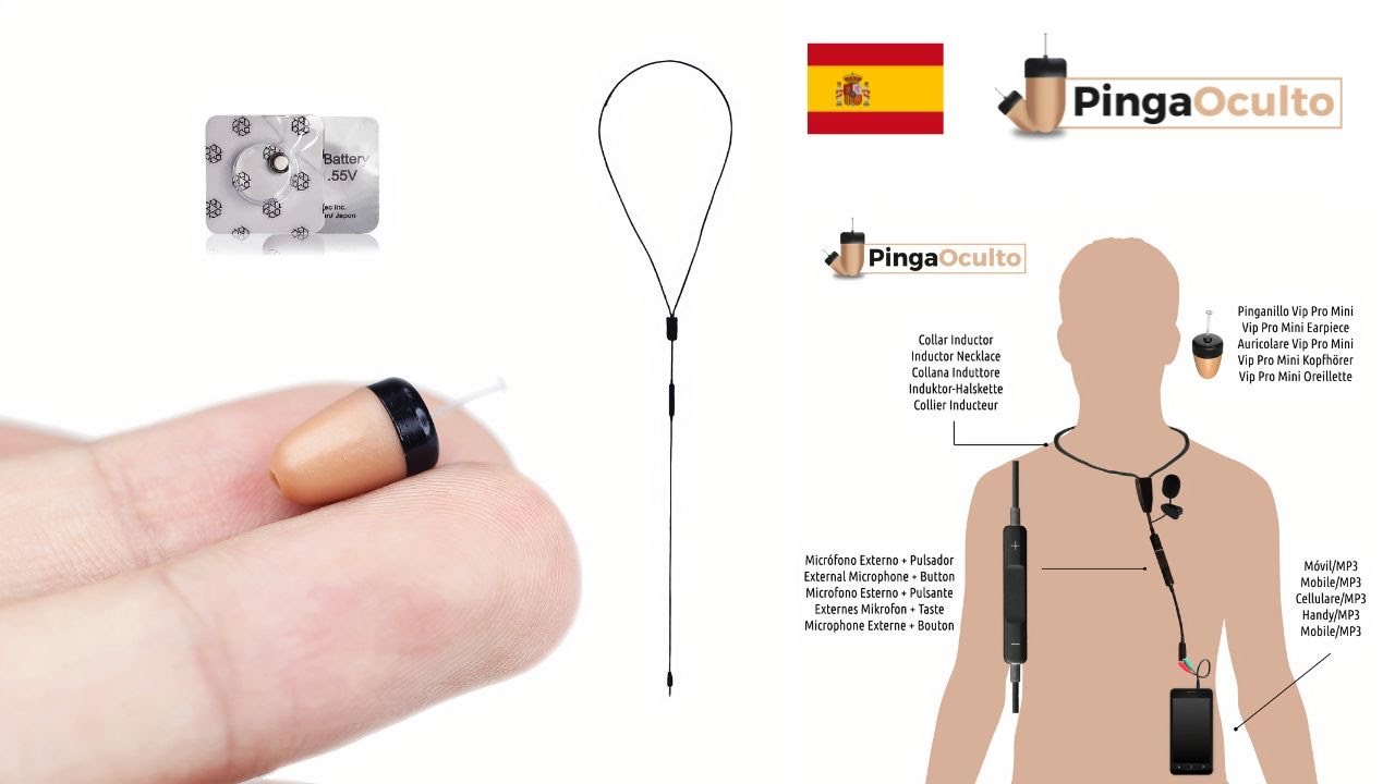 Mini Auricular Espia Pinganillo Bluetooth