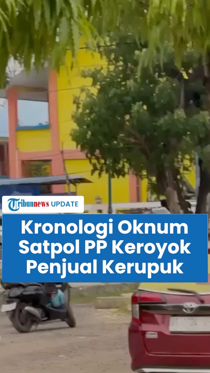 Detik-Detik Gerombolan Satpol PP Kendari Brutal Pukuli Penjual Kerupuk, Kesal Tak Mau Ditertibkan