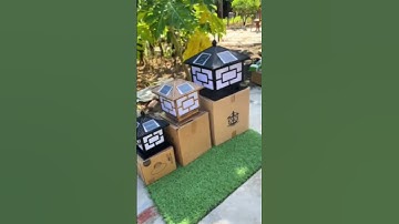 Đèn trụ cổng NLMT #congtrinh #xuhuongyoutube  #denled #xaynhatrongoi #xuhuongtiktok  #lighting