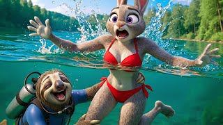 Rescuing Judy From Gasels Plot During The Swimming Compeion