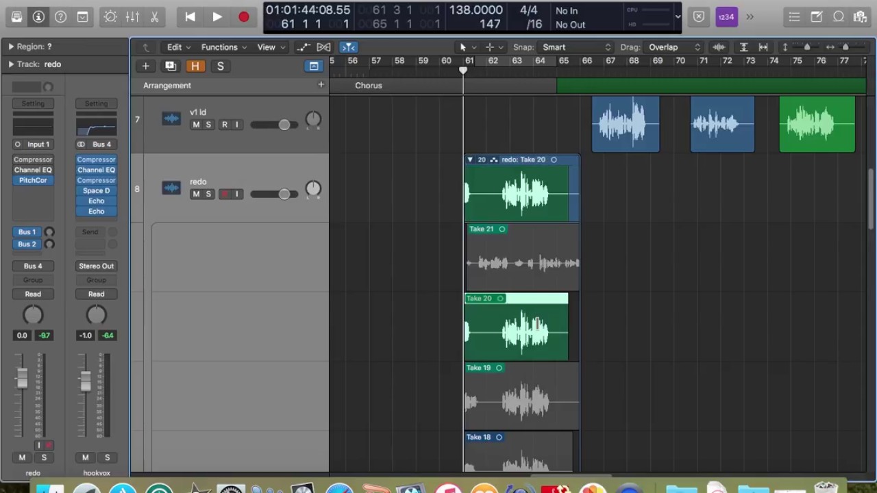 Vocal Comping 101 Logic Pro X Youtube