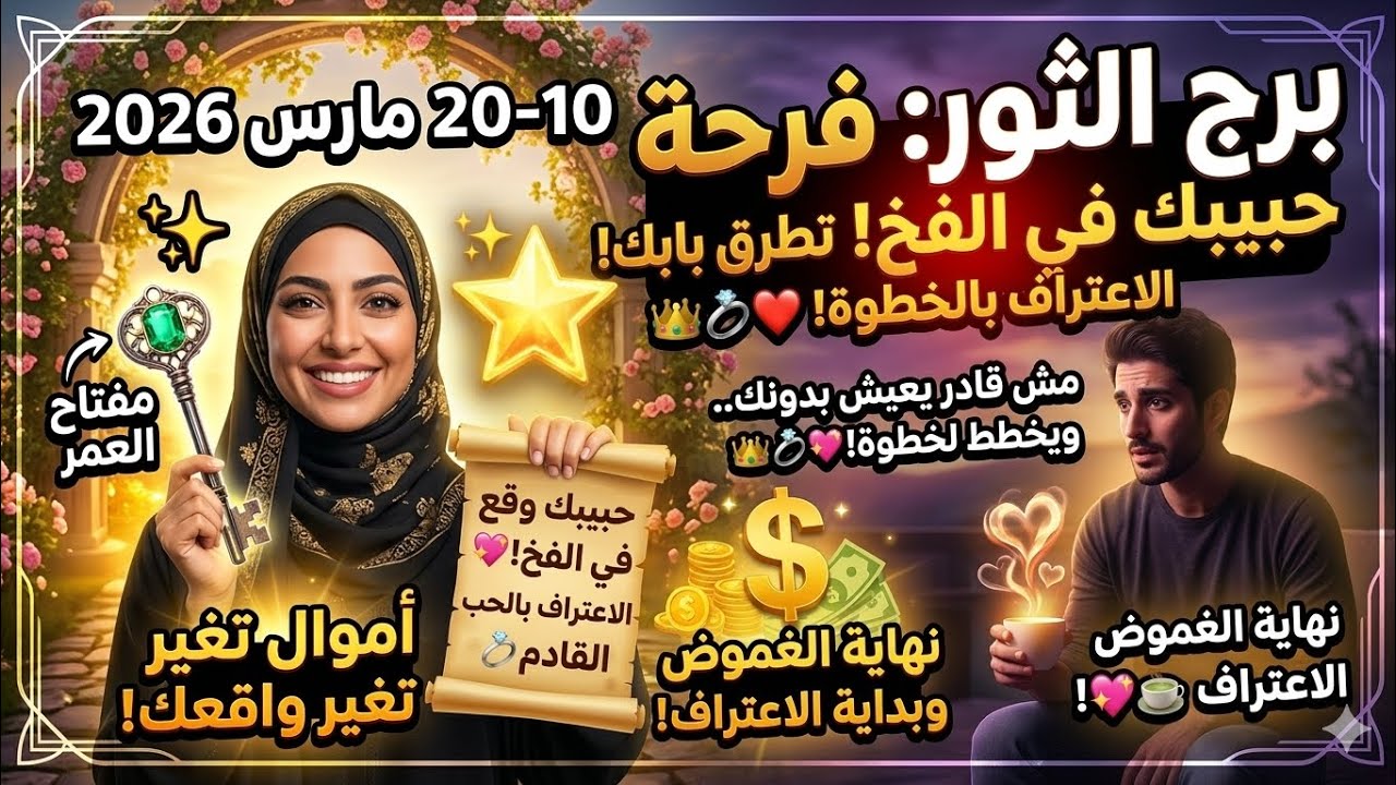 زلزال في حياة برج الثور! حبيبك يقع في الفخ وينتهي الغموض! 'مش قادر يعيش بدونك' وبداية الاعتراف 