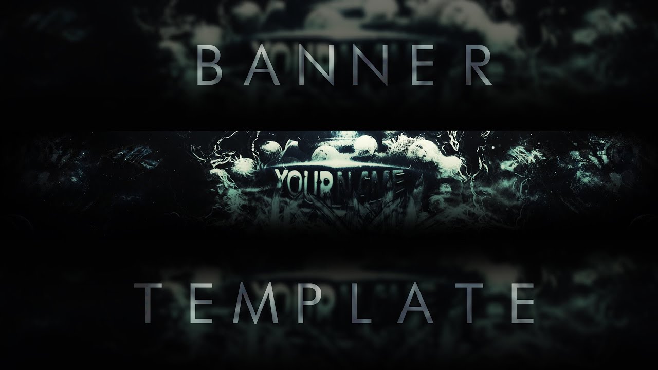 Free Youtube Banner Template Design + Photoshop Download #13