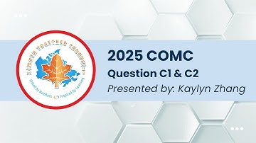 2025 COMC C1 & C2 | Step-by-Step Solution